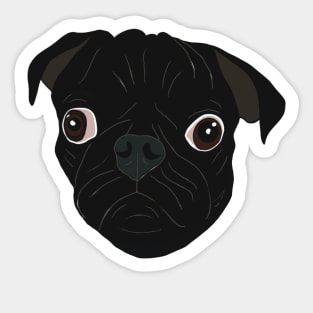 Get Puggie with it Sticker